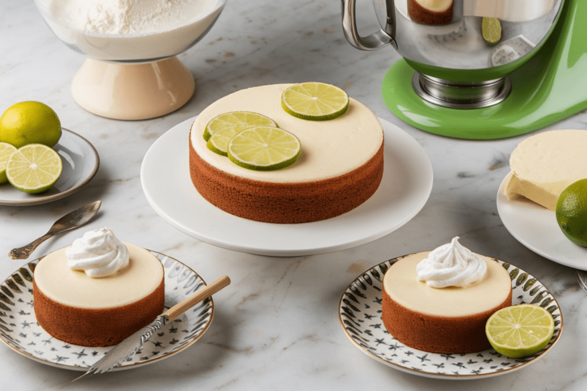 What is Key Lime Cake Made Of?