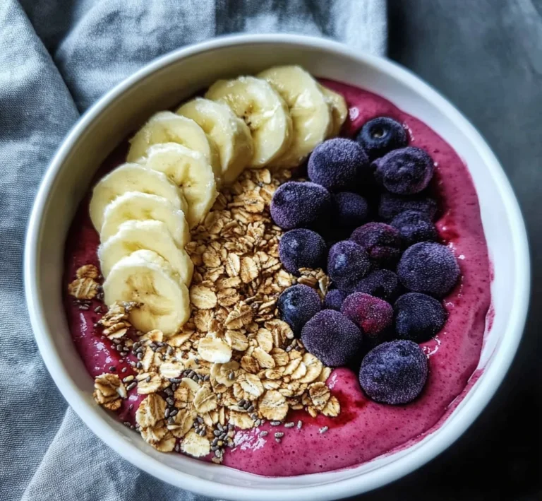 Frozen Fruit Smoothie Bowl