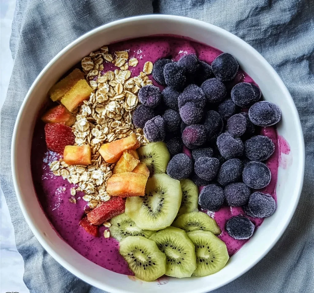 Frozen Fruit Smoothie Bowl