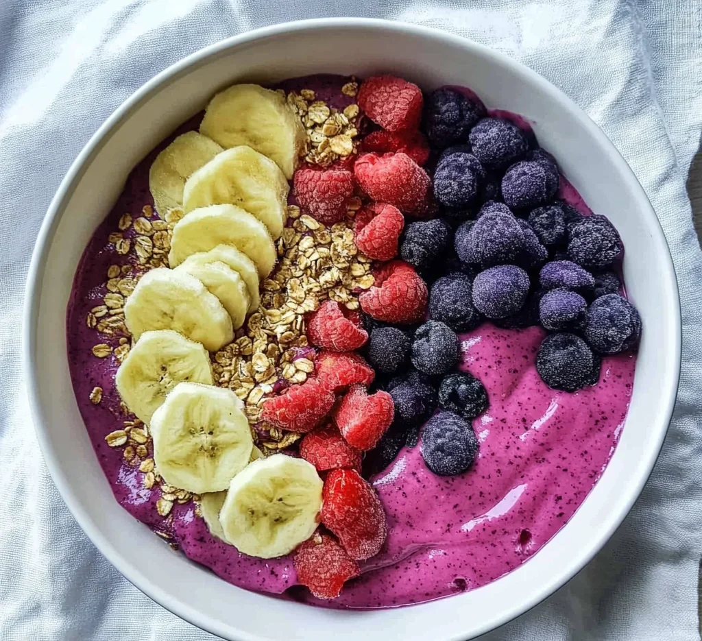 Frozen Fruit Smoothie Bowl