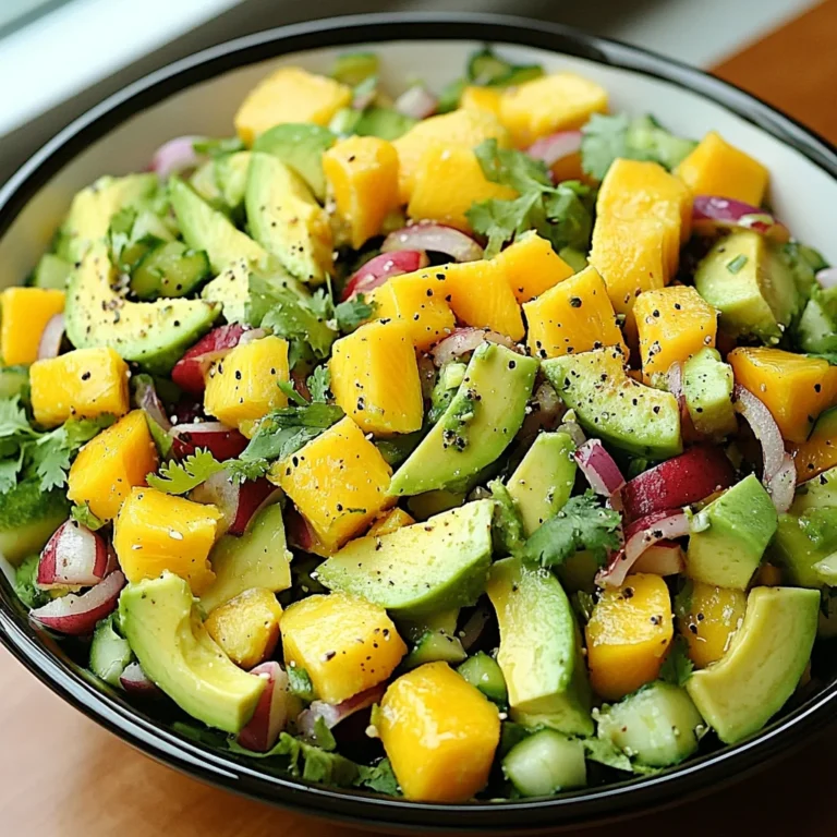 Mango Avocado Summer Salad
