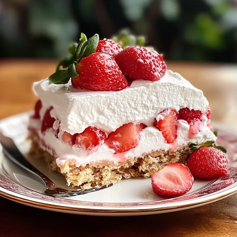 Strawberry Icebox Cake (No Bake)