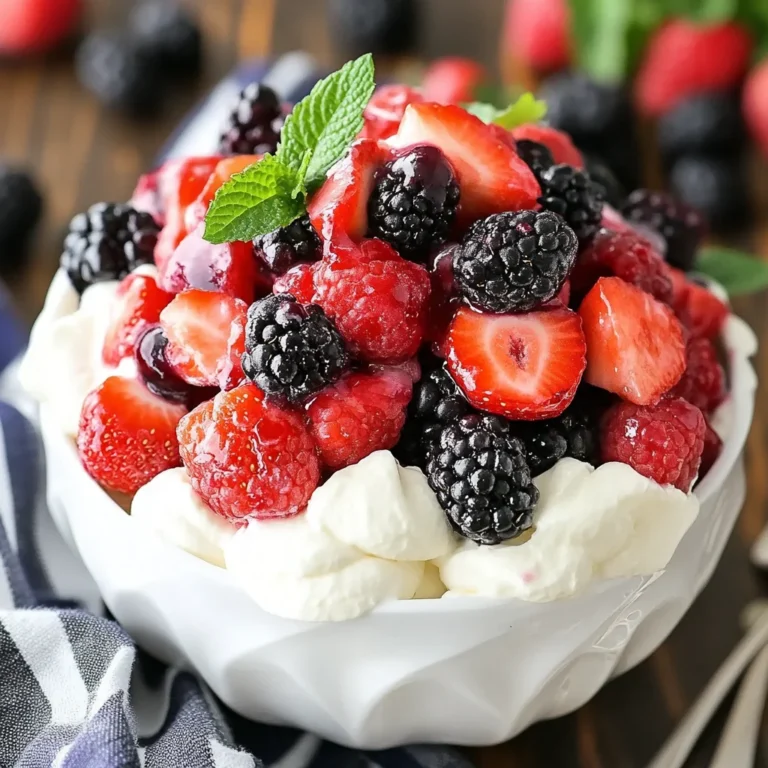 Berry Cheesecake Fruit Salad
