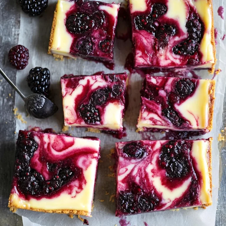 Berry Swirl Cheesecake Bars
