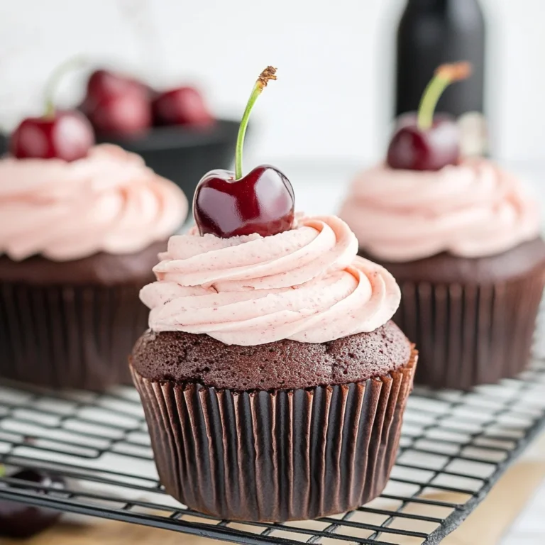 Chocolate Cherry Cupcakes