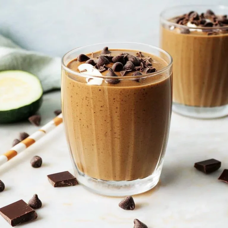 Chocolate Zucchini Smoothie