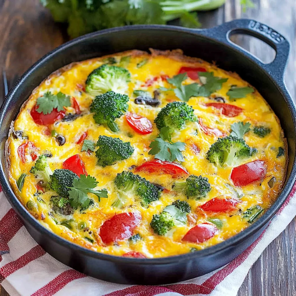 Garden Veggie Frittata