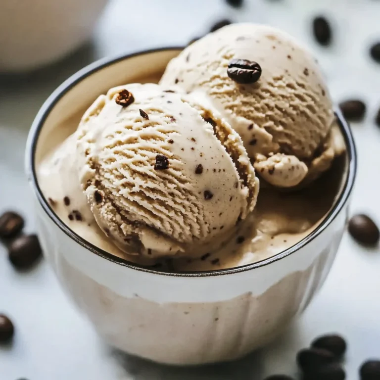 Homemade Coffee Ice Cream