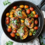 Honey-Balsamic Chicken Dinner with Cherry Tomatoes
