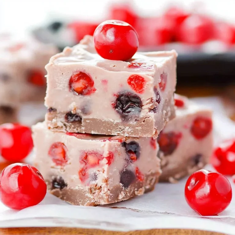 Luscious Cherry Garcia Fudge