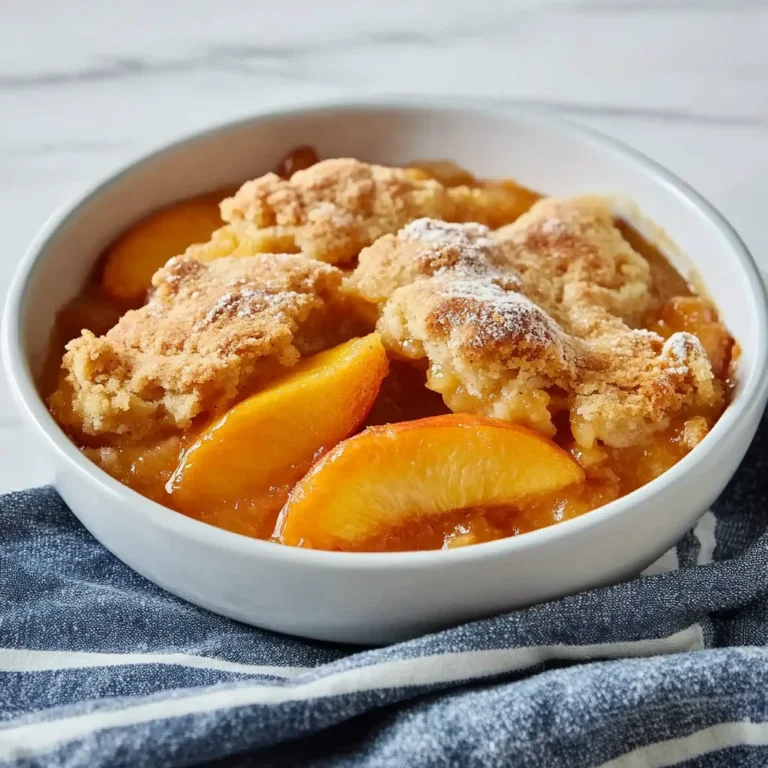 Old-Fashioned Southern Peach Cobbler