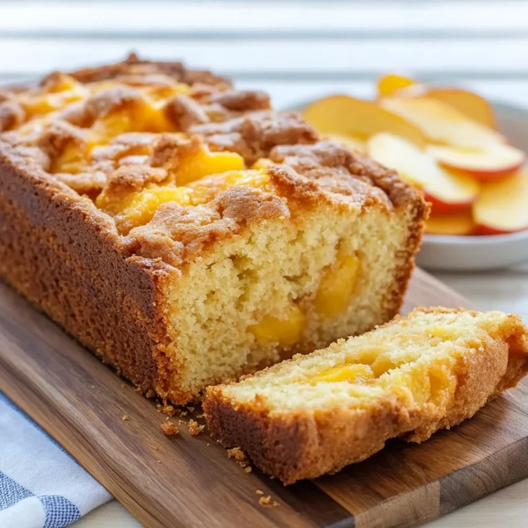 Peach Cobbler Pound Cake