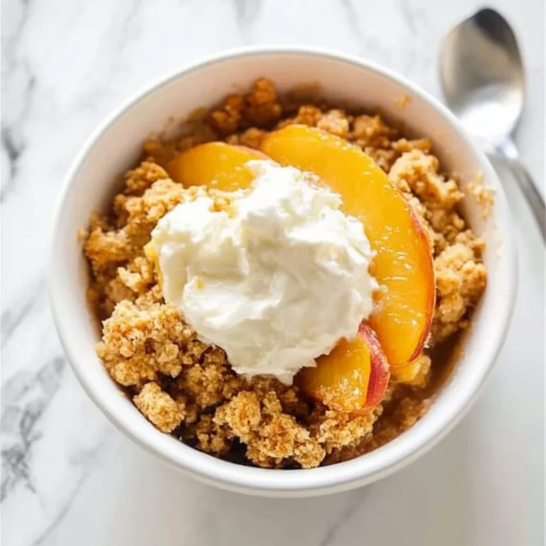 Peach Crumble