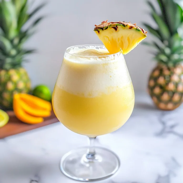 Piña Colada Mocktail