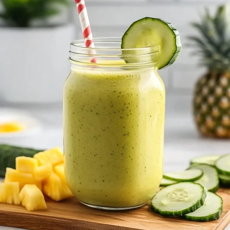 Pineapple Cucumber Smoothie