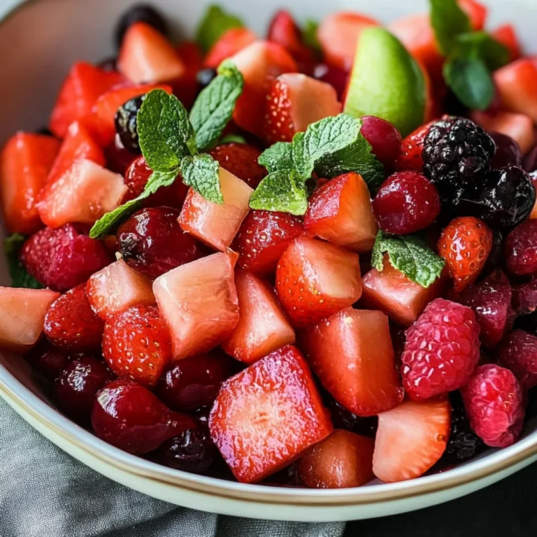 Red Fruit Salad