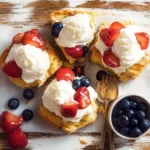Strawberry Shortcake with Blueberries