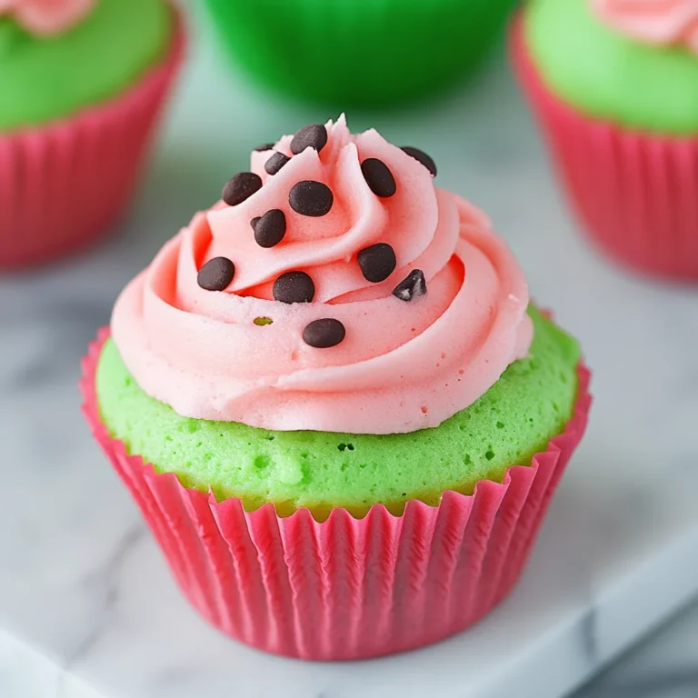Watermelon Cupcakes