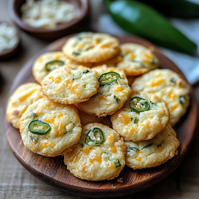 Cheesy Jalapeño Shortbread