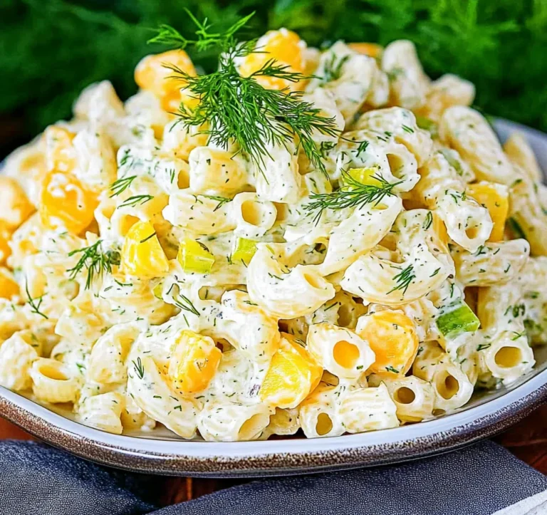 Dill Pickle Pasta Salad