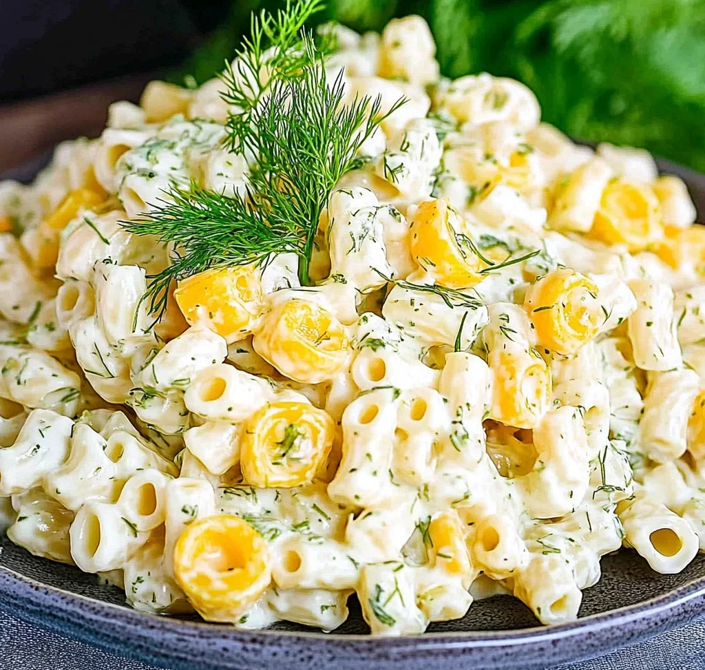 Dill Pickle Pasta Salad