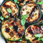 Easy Skillet Zucchini Recipe with Balsamic Reduction