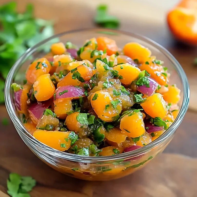Fast Apricot Salsa