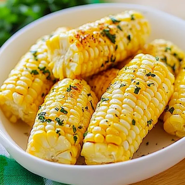 Garlic-Herb Butter Roasted Corn