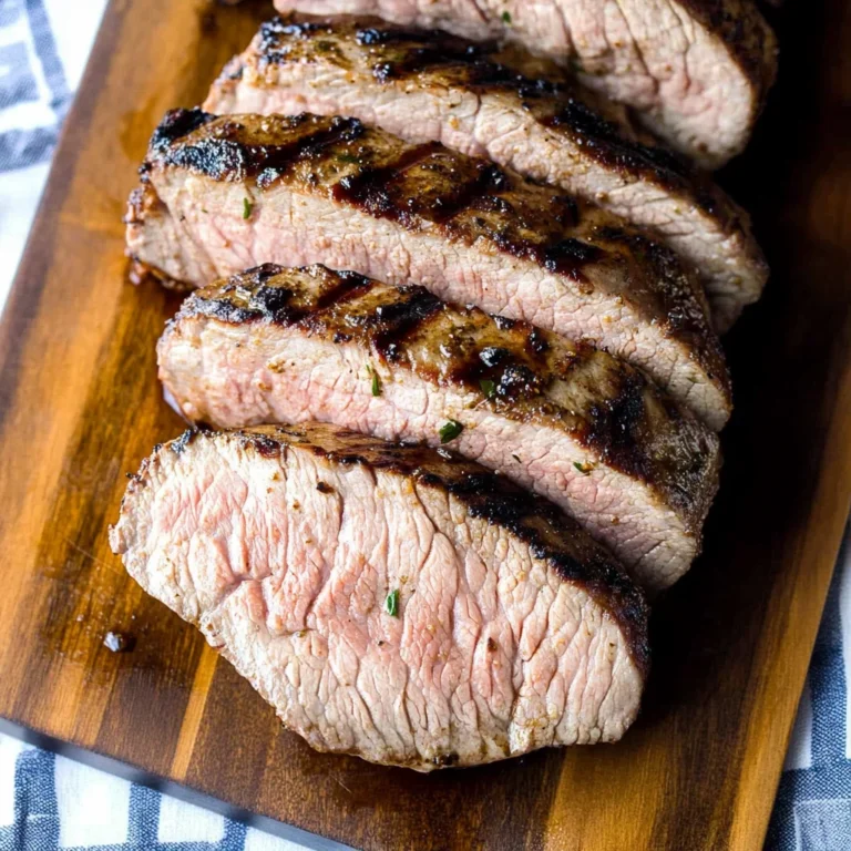 Grilled Mojo-Marinated beef Tenderloin