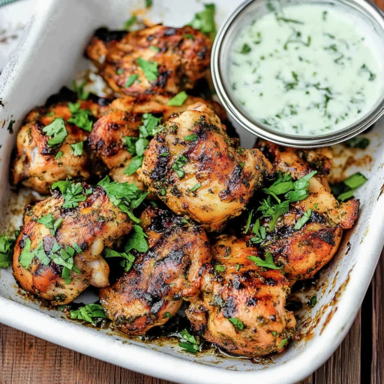 Mediterranean Grilled Chicken Thighs