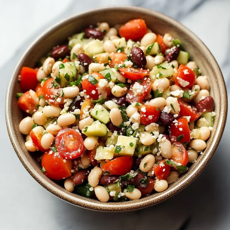 Mediterranean White Bean Salad