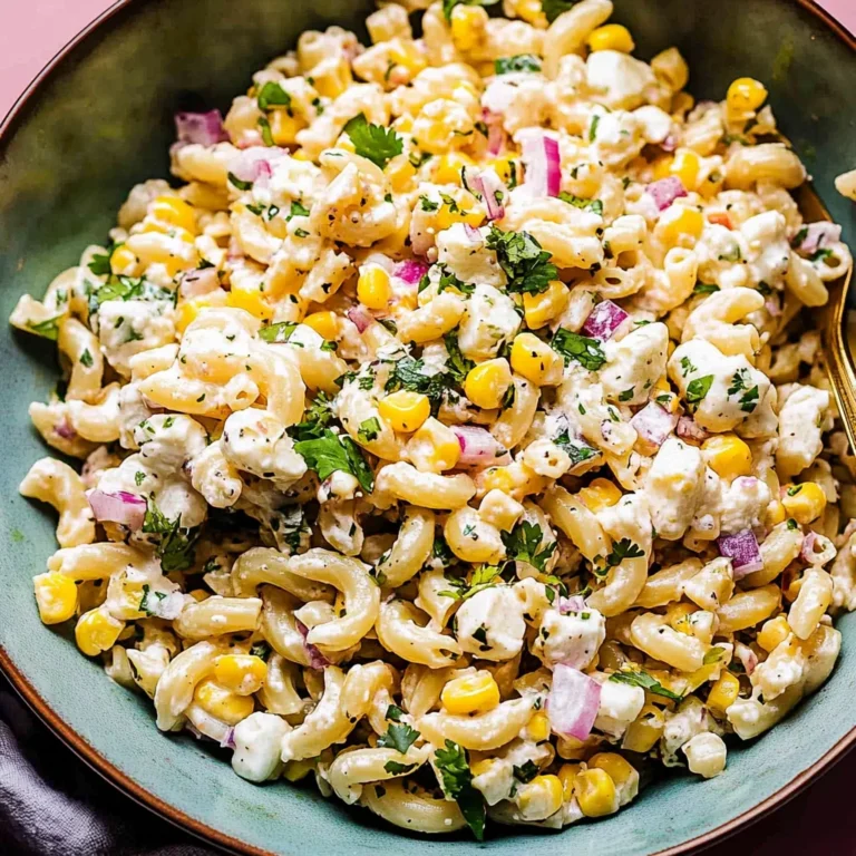 Mexican Street Corn Pasta Salad Recipe