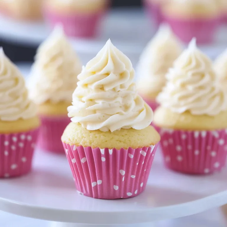 Moist Vanilla Cupcakes