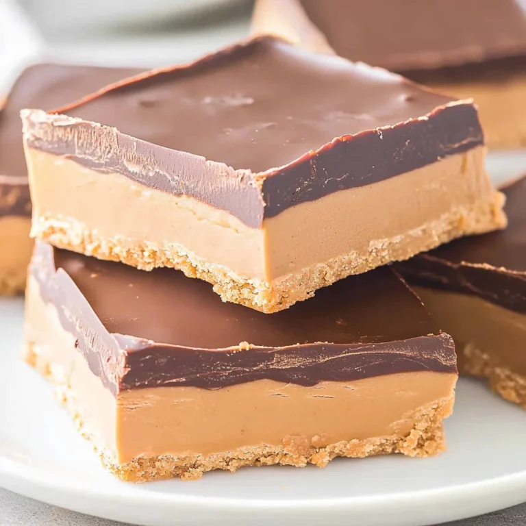 No-Bake Chocolate Peanut Butter Bars