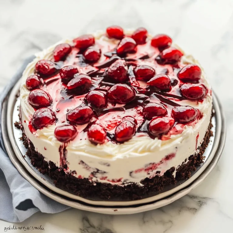 No Bake Black Forest Icebox Cake