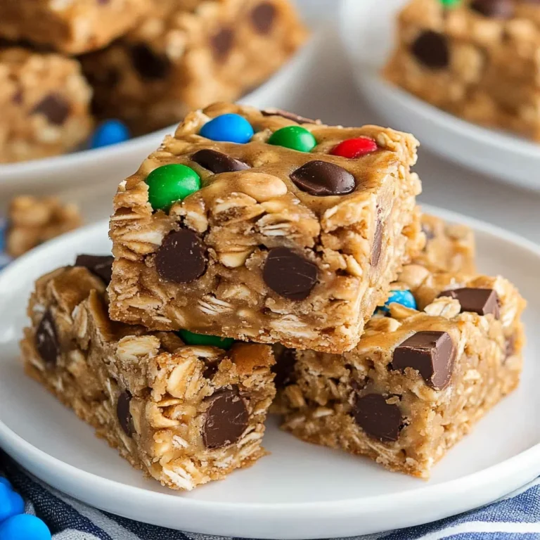 No Bake Peanut Butter Cereal Bars