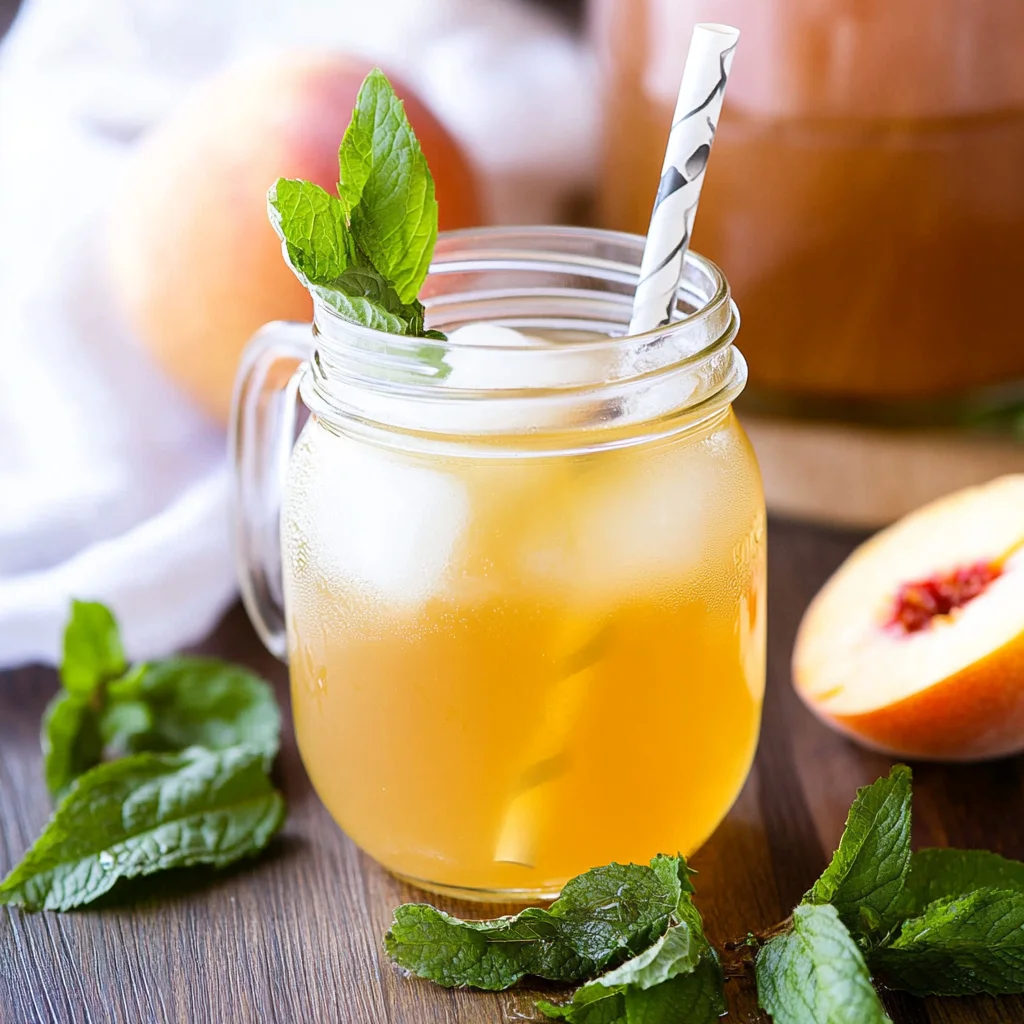 Peach Green Tea