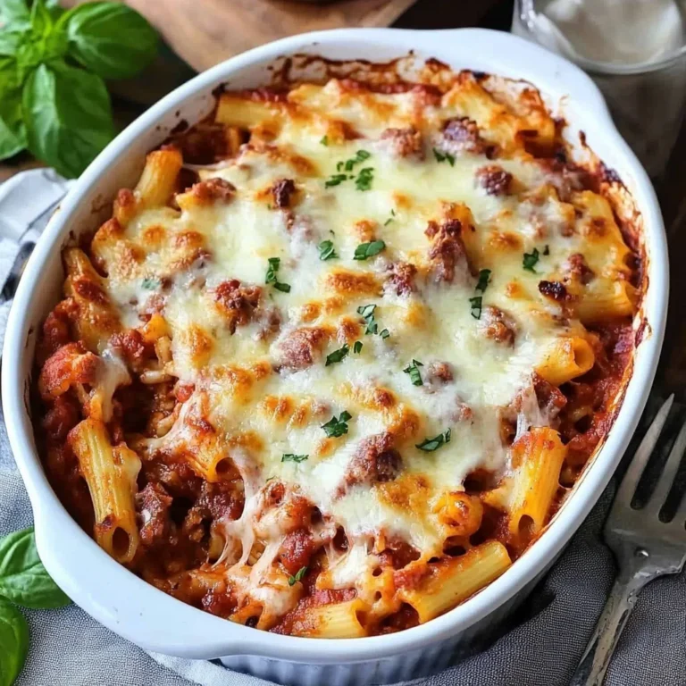 Sausage Baked Ziti