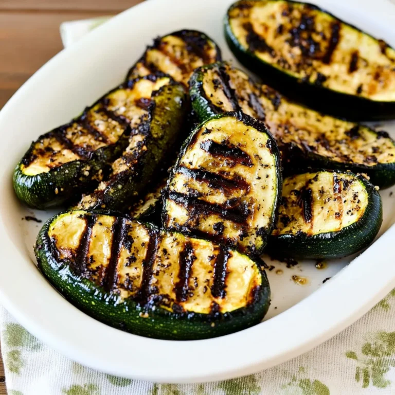 Simple Grilled Zucchini Recipe