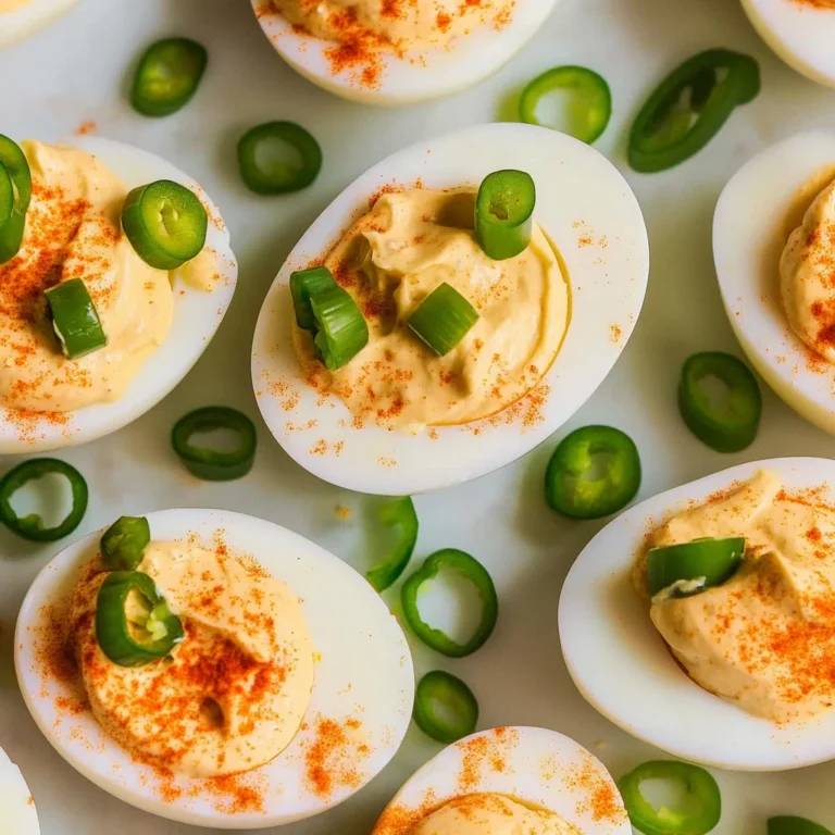 Spicy Deviled Eggs
