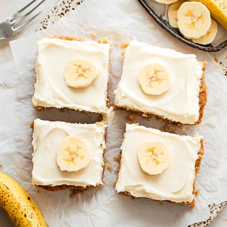 Banana Bars with Cream Cheese Frosting