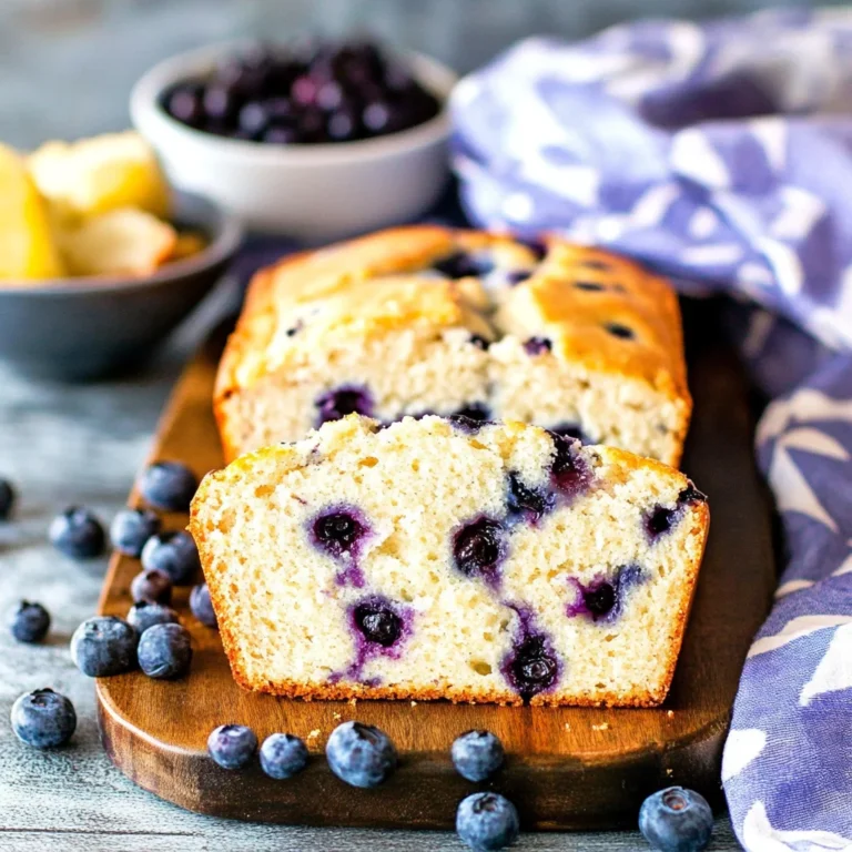 Cream Cheese Blueberry Bread