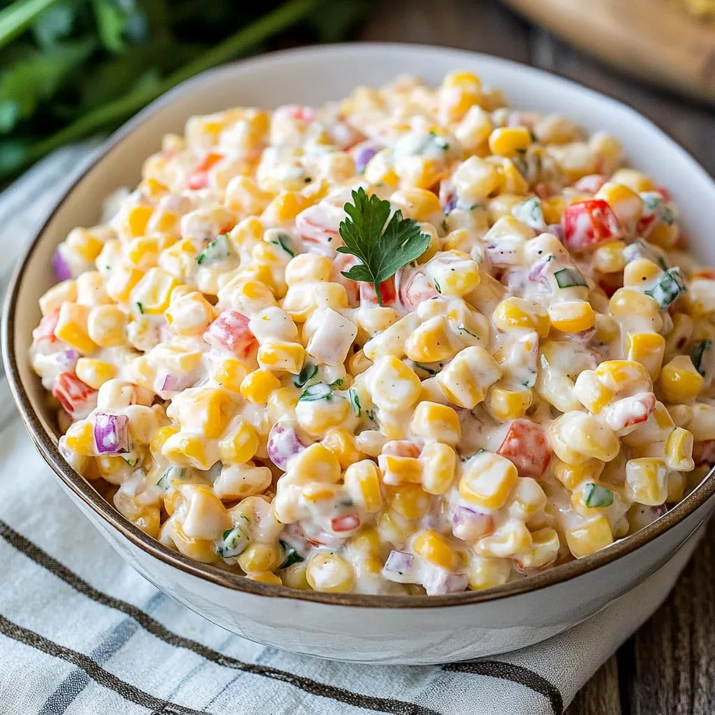 Creamy Corn Salad Recipe
