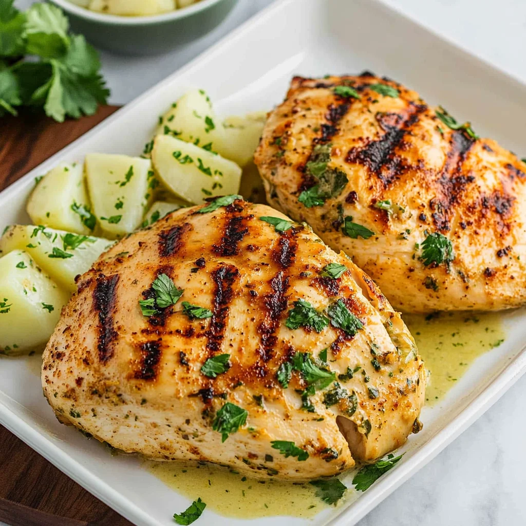 Creamy Tuscan Garlic Chicken & Potatoes