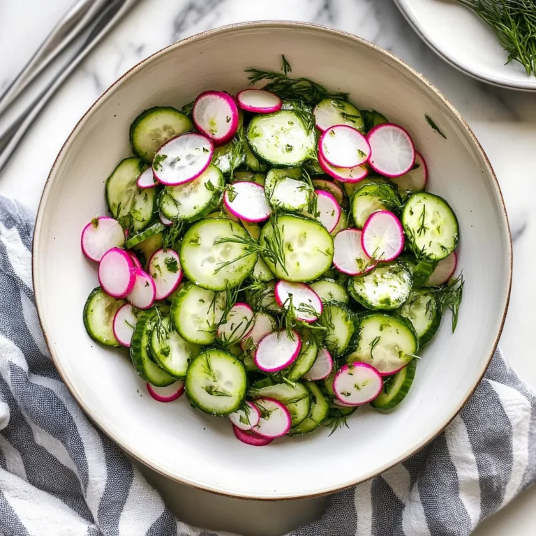 Cucumber Radish Salad