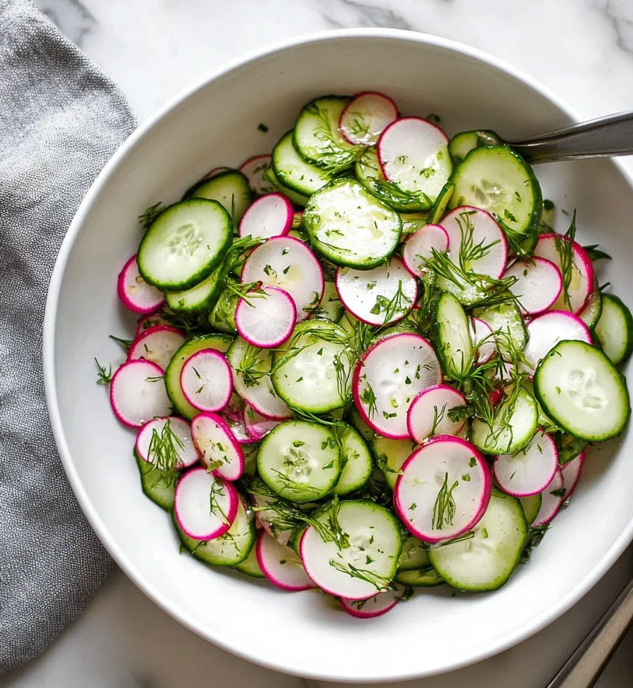 Cucumber Radish Salad