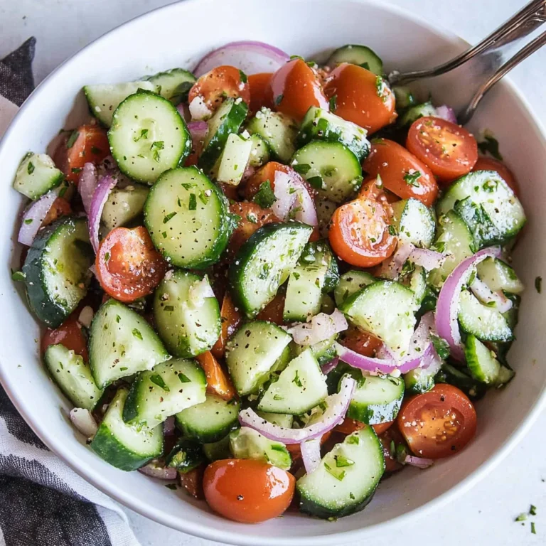 Cucumber Tomato Salad