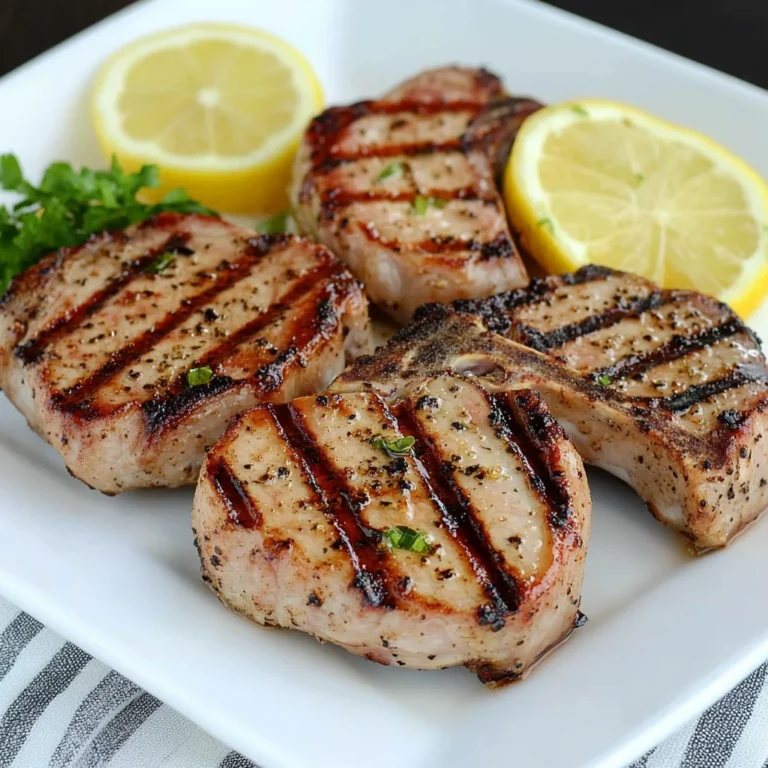 Easy Grilled Lemon Pepper beef Chops