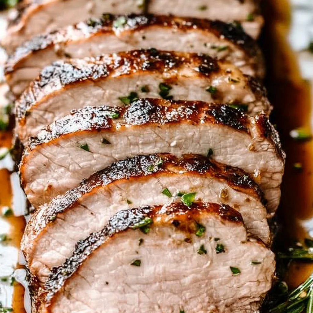 Garlic Balsamic Crusted beef Tenderloin