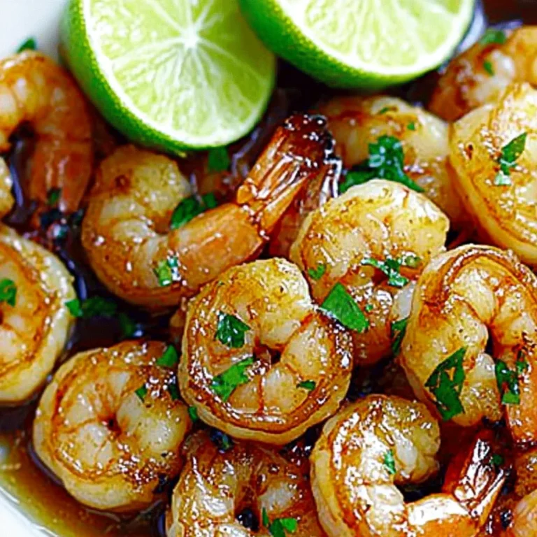 Garlic Honey Lime Shrimp Recipe